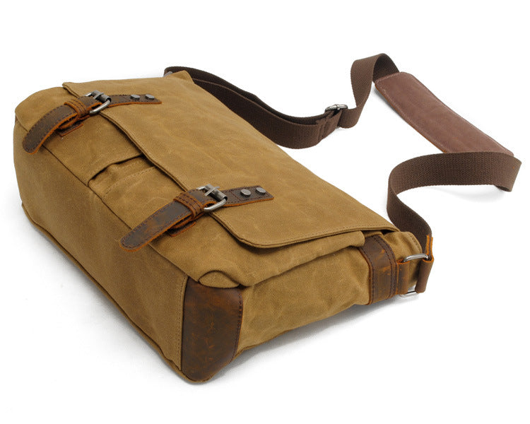 Canvas Laptop Crossbody Bag