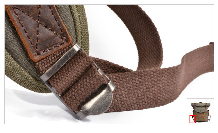 Oil-Waxed Canvas Outdoor Rucksack