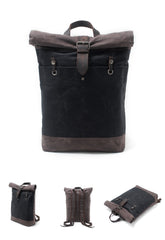 Waxed Canvas College Rucksack