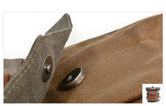 Oil-Waxed Canvas Outdoor Rucksack