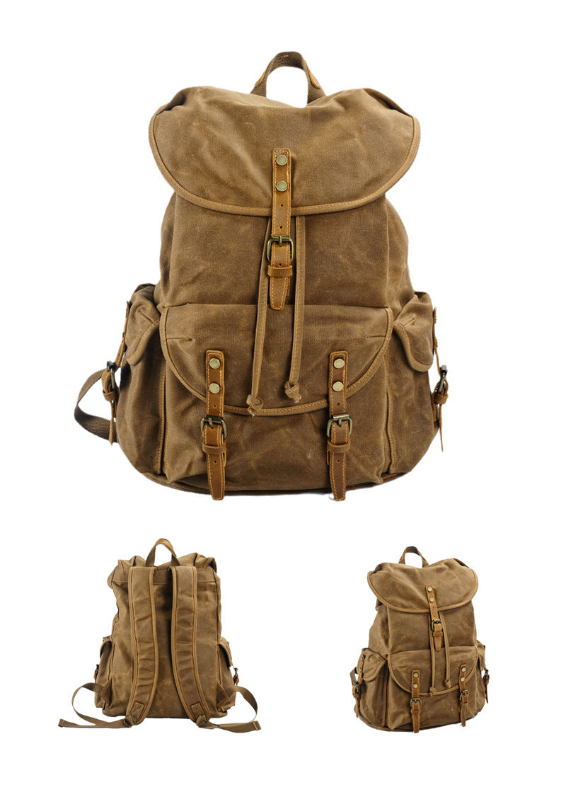 Soft Waxed Canvas Rucksack