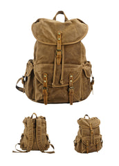 Soft Waxed Canvas Rucksack