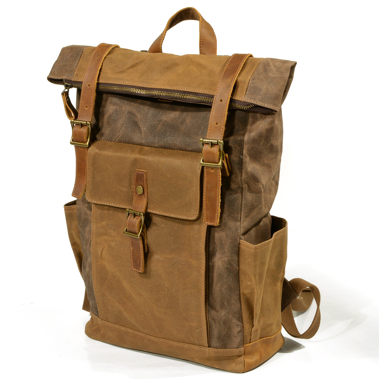 Oil-Waxed Canvas Weekend Rucksack