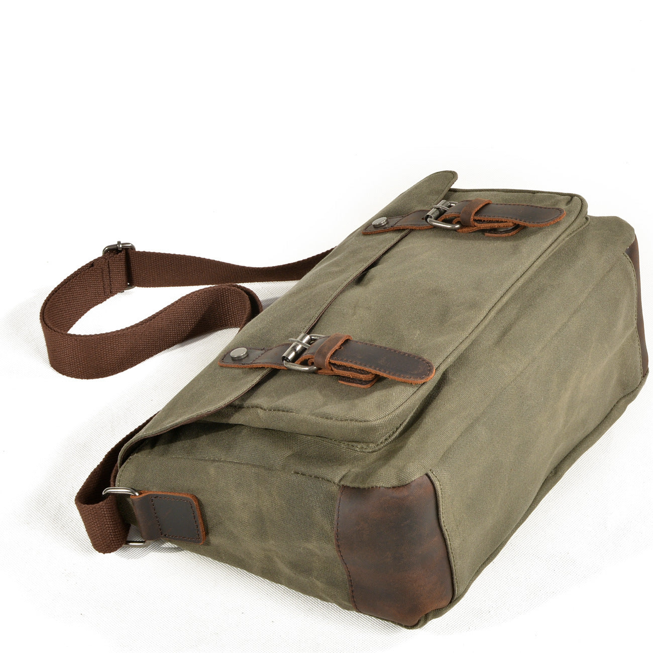 Oil-Waxed Canvas Sling Bag