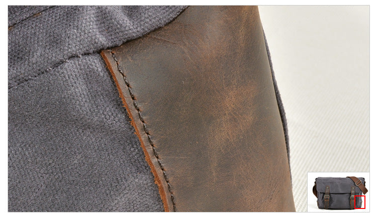 Oil-Waxed Canvas Sling Bag