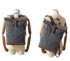 Waxed Canvas College Rucksack