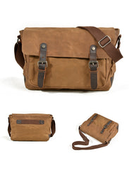 Oil-Waxed Canvas Sling Bag