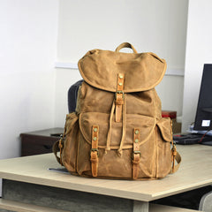 Soft Waxed Canvas Rucksack