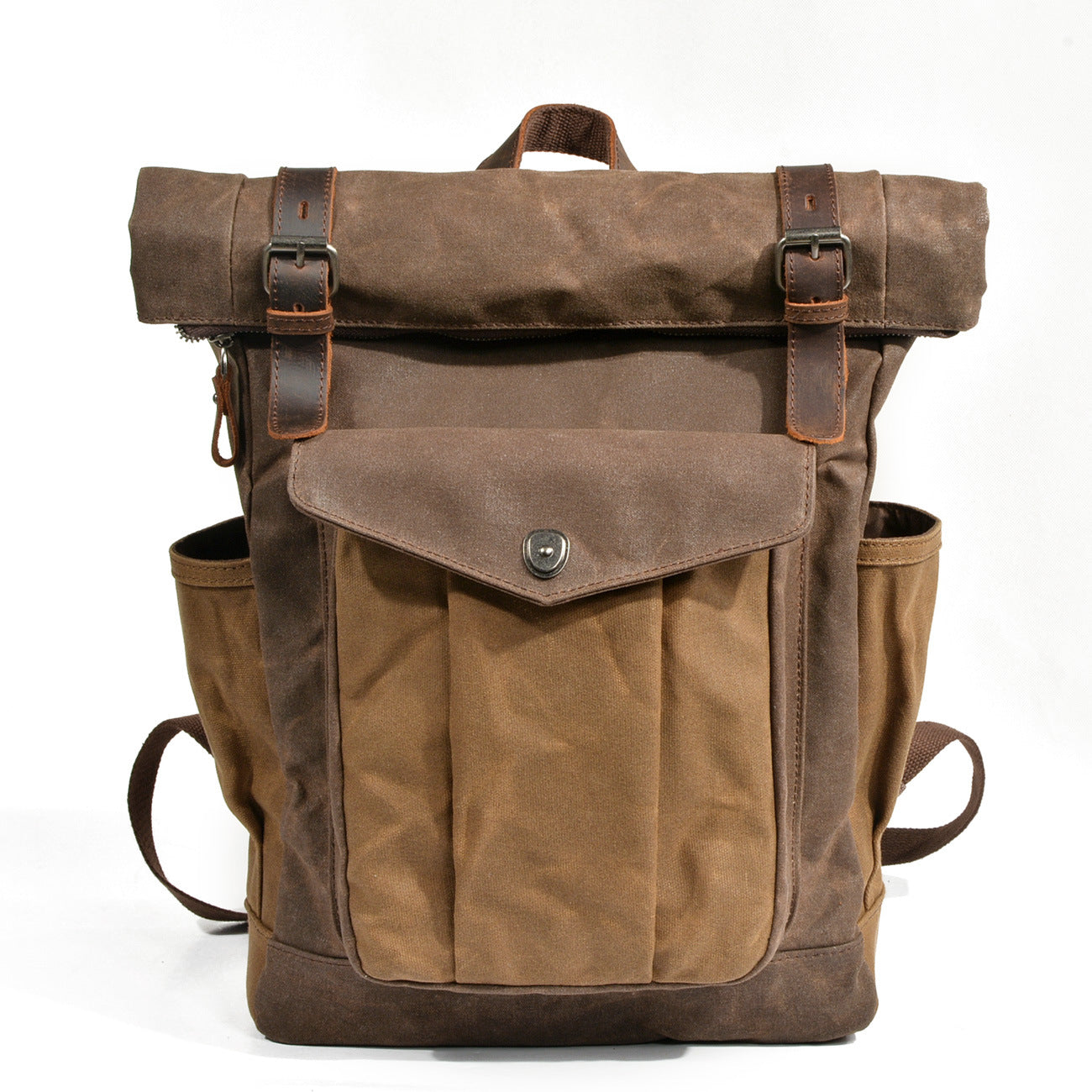 Oil-Waxed Canvas Outdoor Rucksack