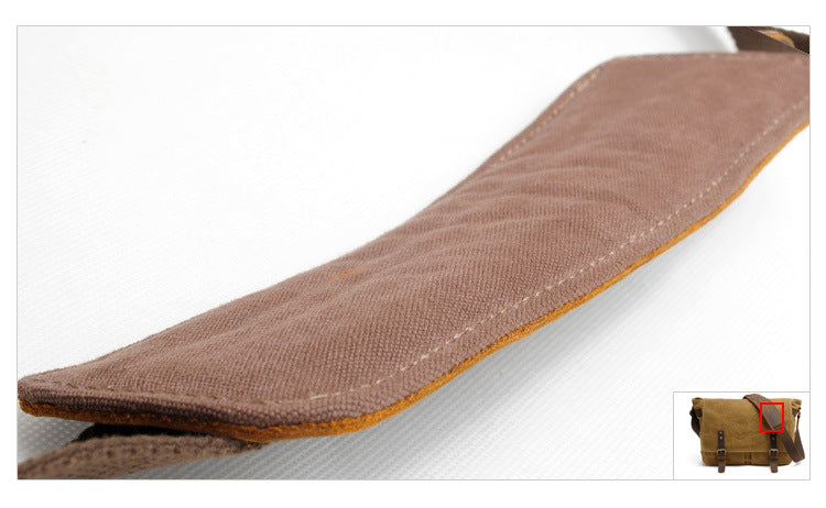 Canvas Laptop Crossbody Bag