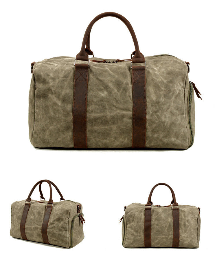 Canvas Gym Bag, Wet & Dry