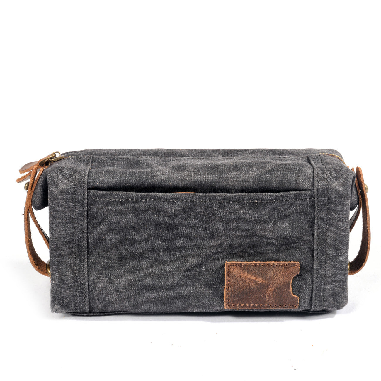 Waxed Canvas Washbag, Small