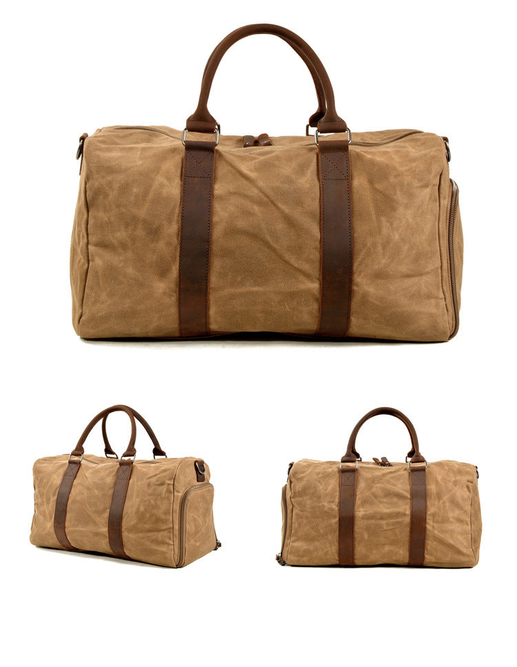 Canvas Gym Bag, Wet & Dry