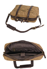 Water-Repellent Canvas Laptop Brief