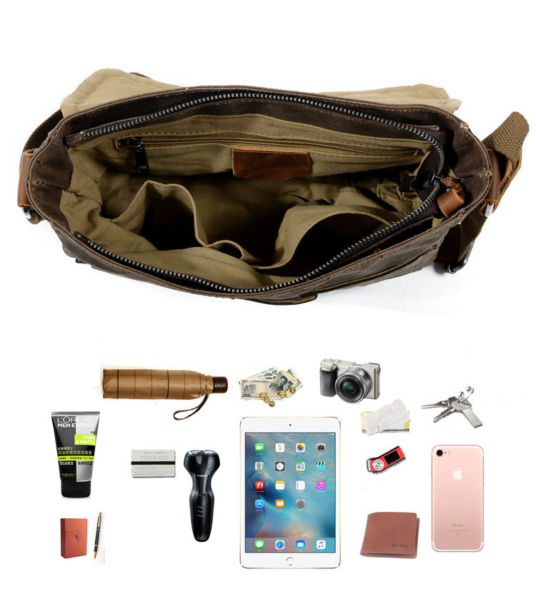 Canvas Crossbody Bag