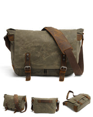 Canvas Laptop Crossbody Bag