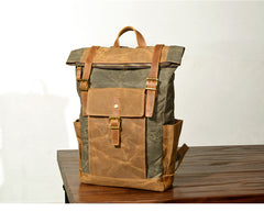Oil-Waxed Canvas Weekend Rucksack