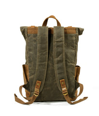 Oil-Waxed Canvas Weekend Rucksack