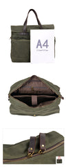 Soft Waxed Canvas Briefcase