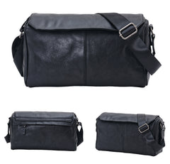 Full-Grain Leather Cylinder Bag