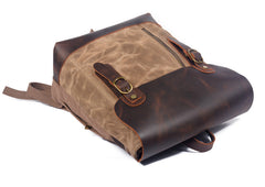 Hard-Waxed Canvas Travel Rucksack