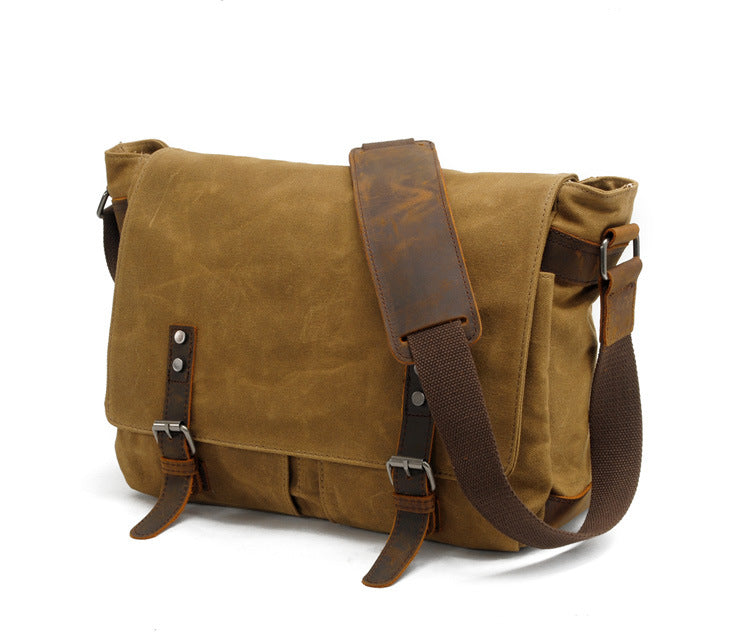 Canvas Laptop Crossbody Bag