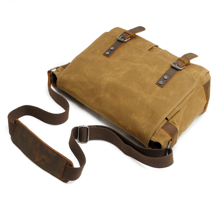 Canvas Laptop Crossbody Bag