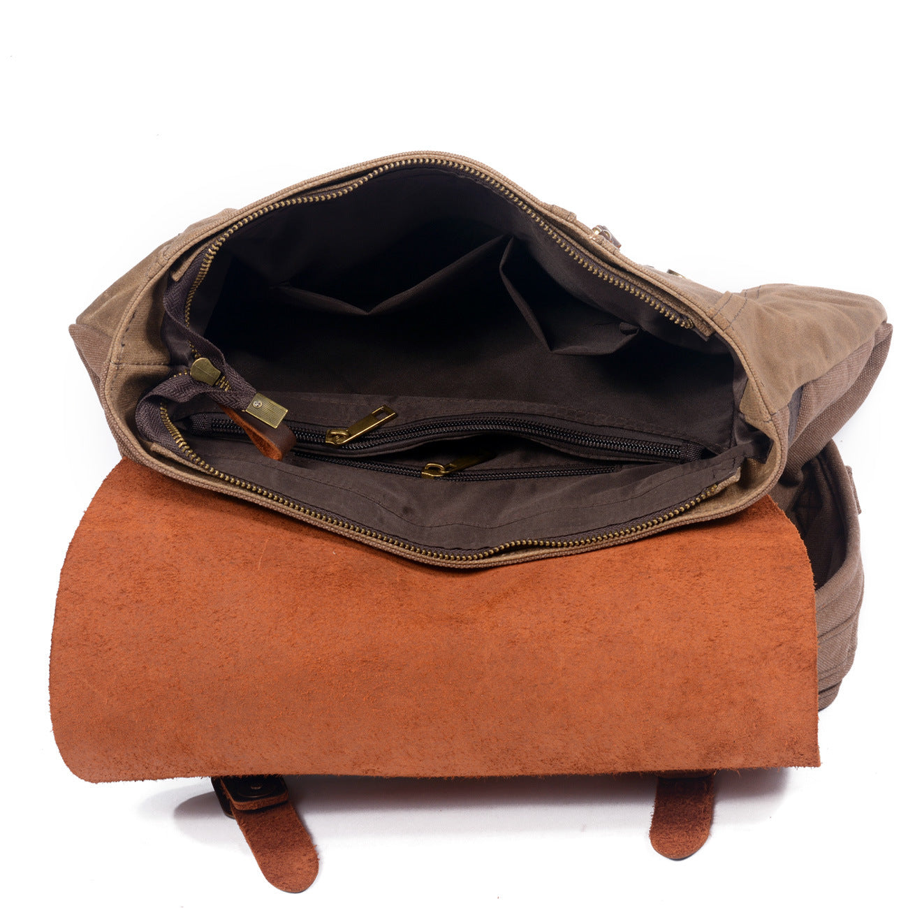 Hard-Waxed Canvas Travel Rucksack