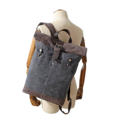 Waxed Canvas College Rucksack
