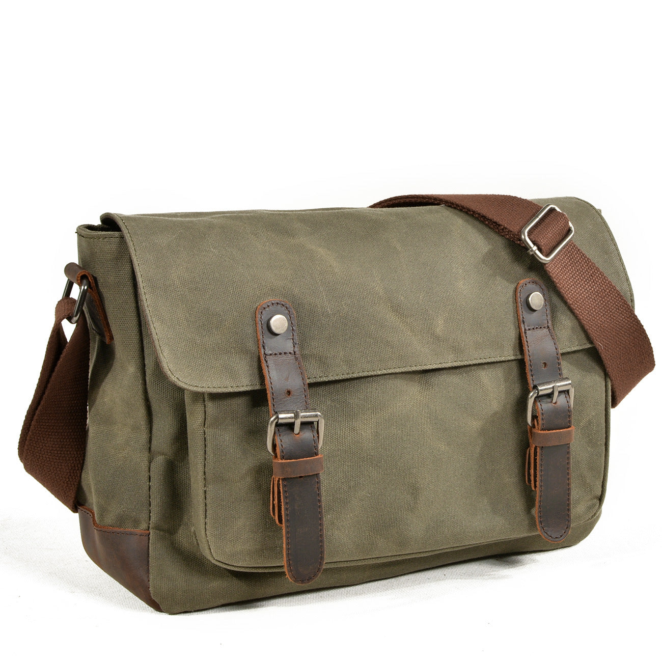 Oil-Waxed Canvas Sling Bag