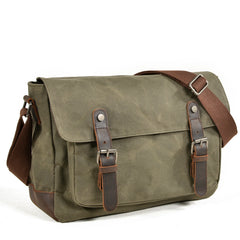Oil-Waxed Canvas Sling Bag