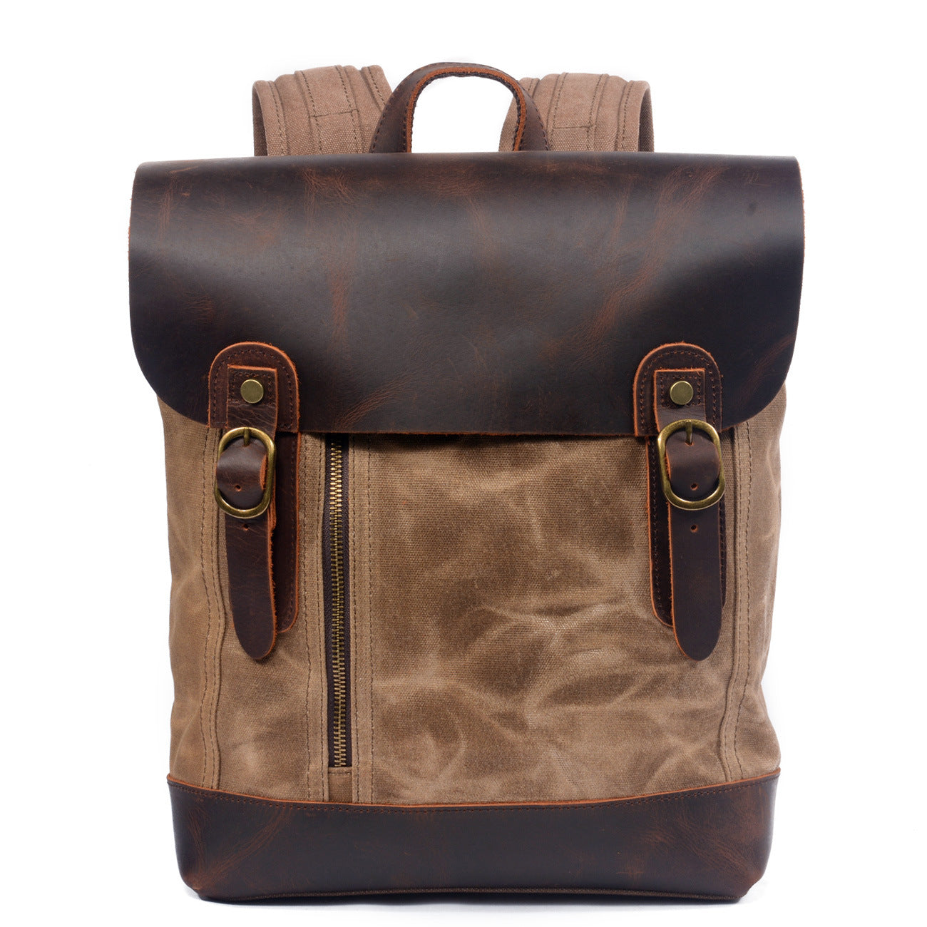 Hard-Waxed Canvas Travel Rucksack