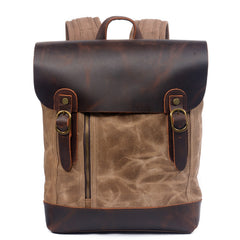 Hard-Waxed Canvas Travel Rucksack