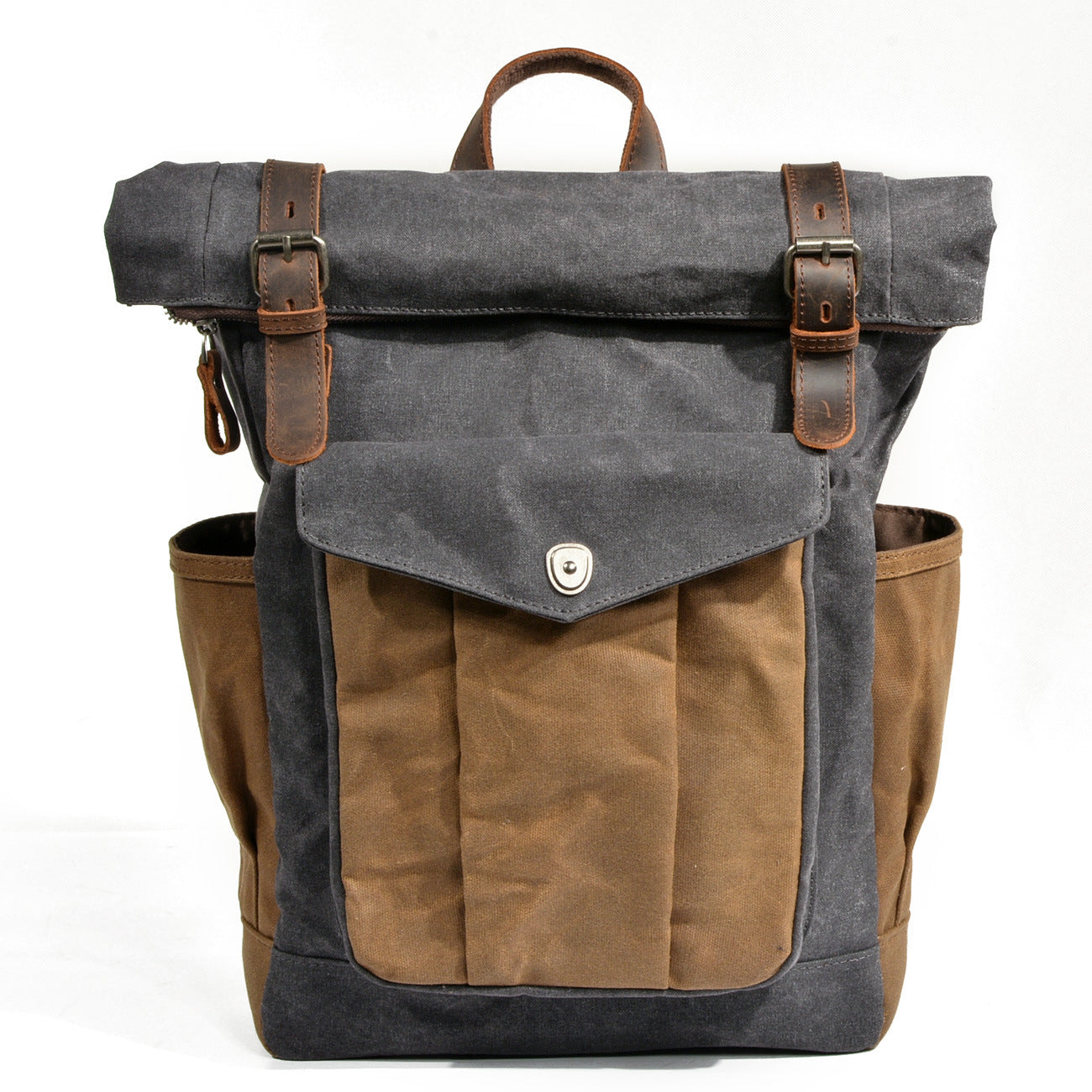 Oil-Waxed Canvas Outdoor Rucksack