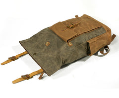 Oil-Waxed Canvas Weekend Rucksack