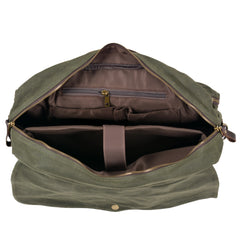 Soft Waxed Canvas Briefcase