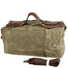 Rough Waxed Canvas Military Bag