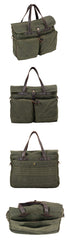 Soft Waxed Canvas Briefcase