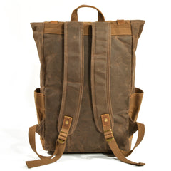 Oil-Waxed Canvas Weekend Rucksack
