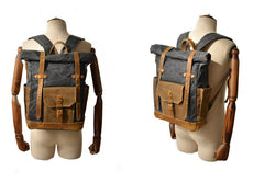 Waxed Canvas Travel Rucksack