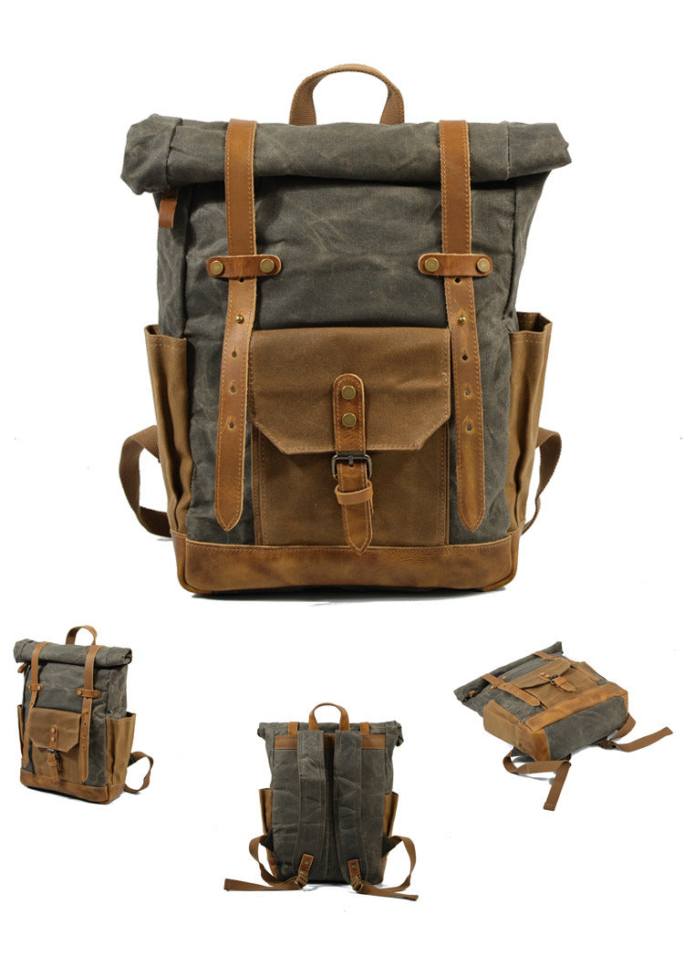 Waxed Canvas Travel Rucksack