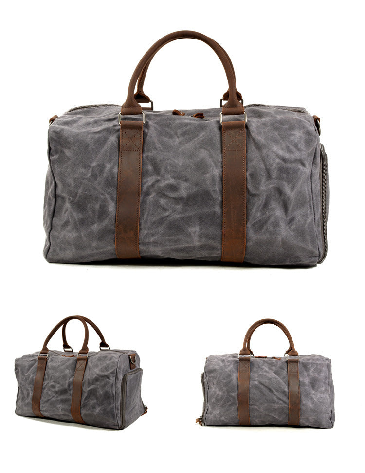 Canvas Gym Bag, Wet & Dry