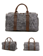 Canvas Gym Bag, Wet & Dry