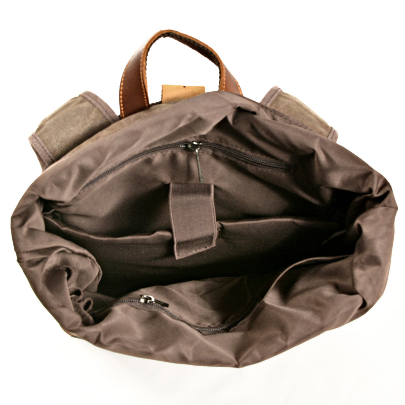 Expandable Canvas Roll-Top Rucksack