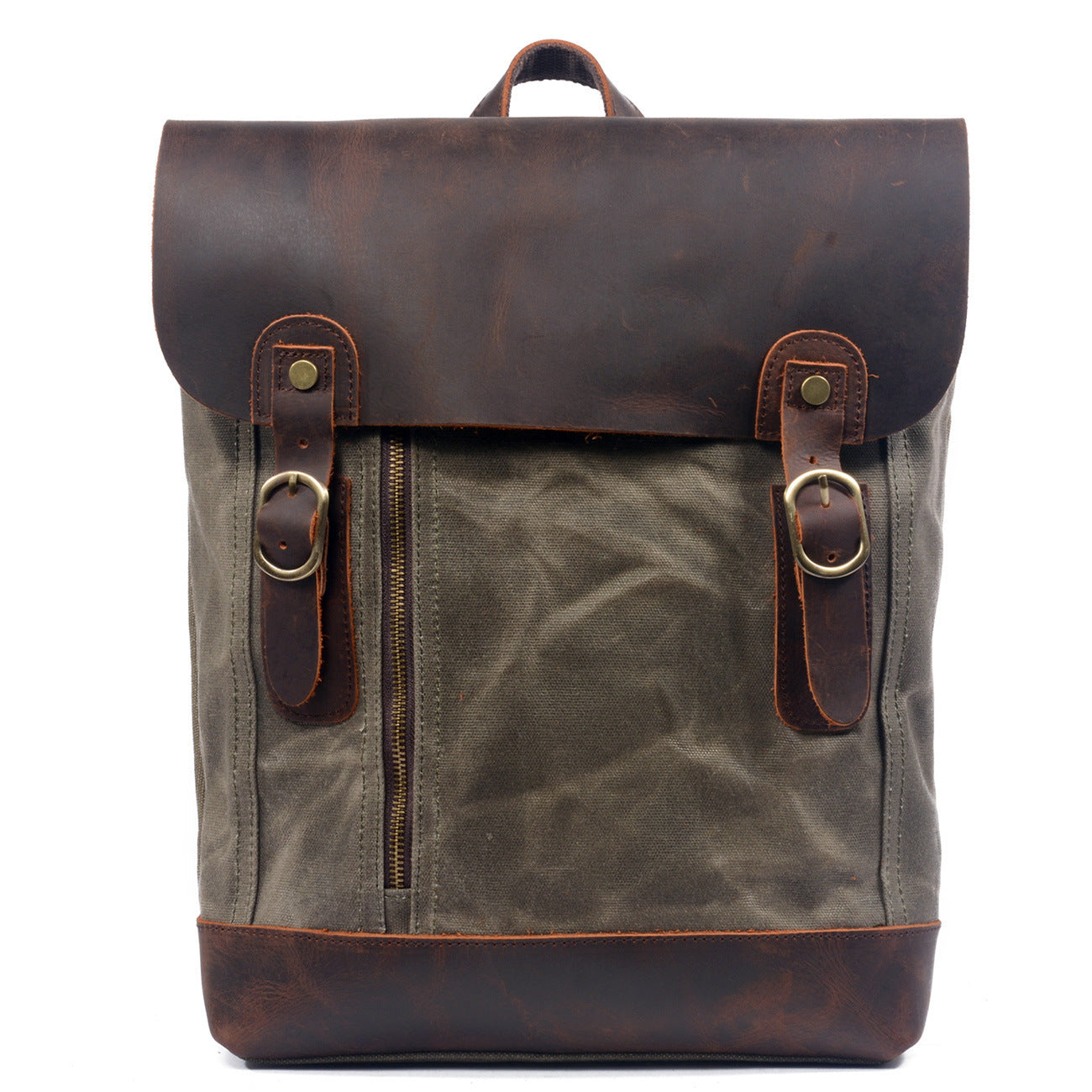 Hard-Waxed Canvas Travel Rucksack