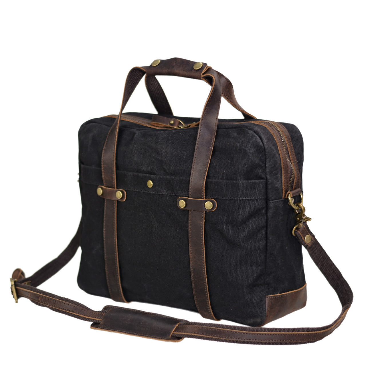 Water-Repellent Canvas Laptop Brief