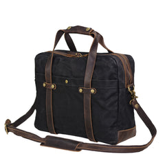 Water-Repellent Canvas Laptop Brief