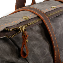 Waxed Canvas Contrast Rucksack
