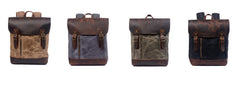Hard-Waxed Canvas Travel Rucksack