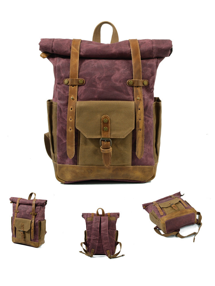Waxed Canvas Travel Rucksack